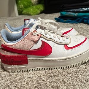 Nike Air Force 1- Red and Blue